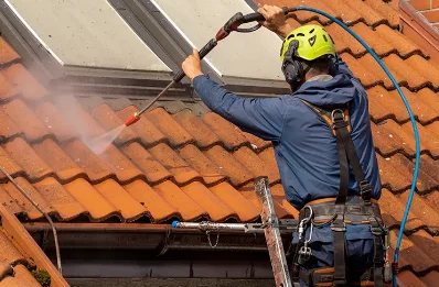 Démoussage et hydrofuge de toiture à Junay
